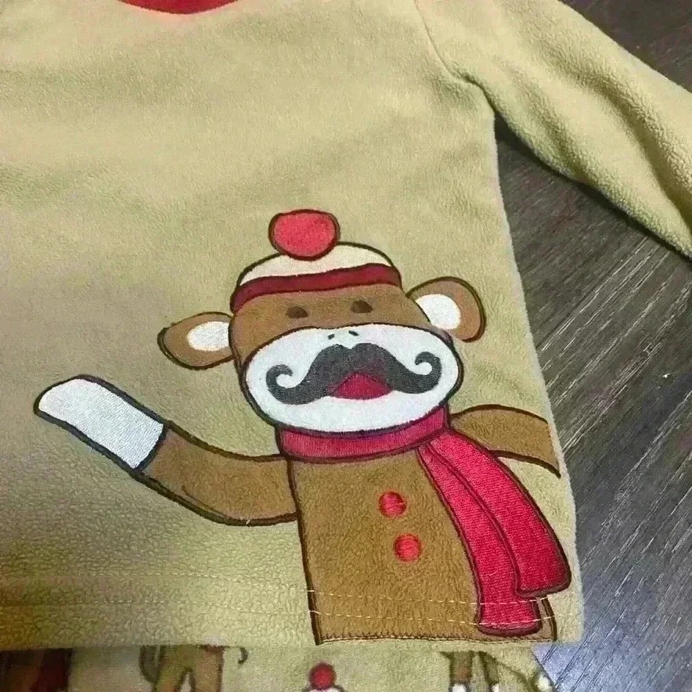 Toffee Apple Sock Monkey PJs Unisex sz 2T